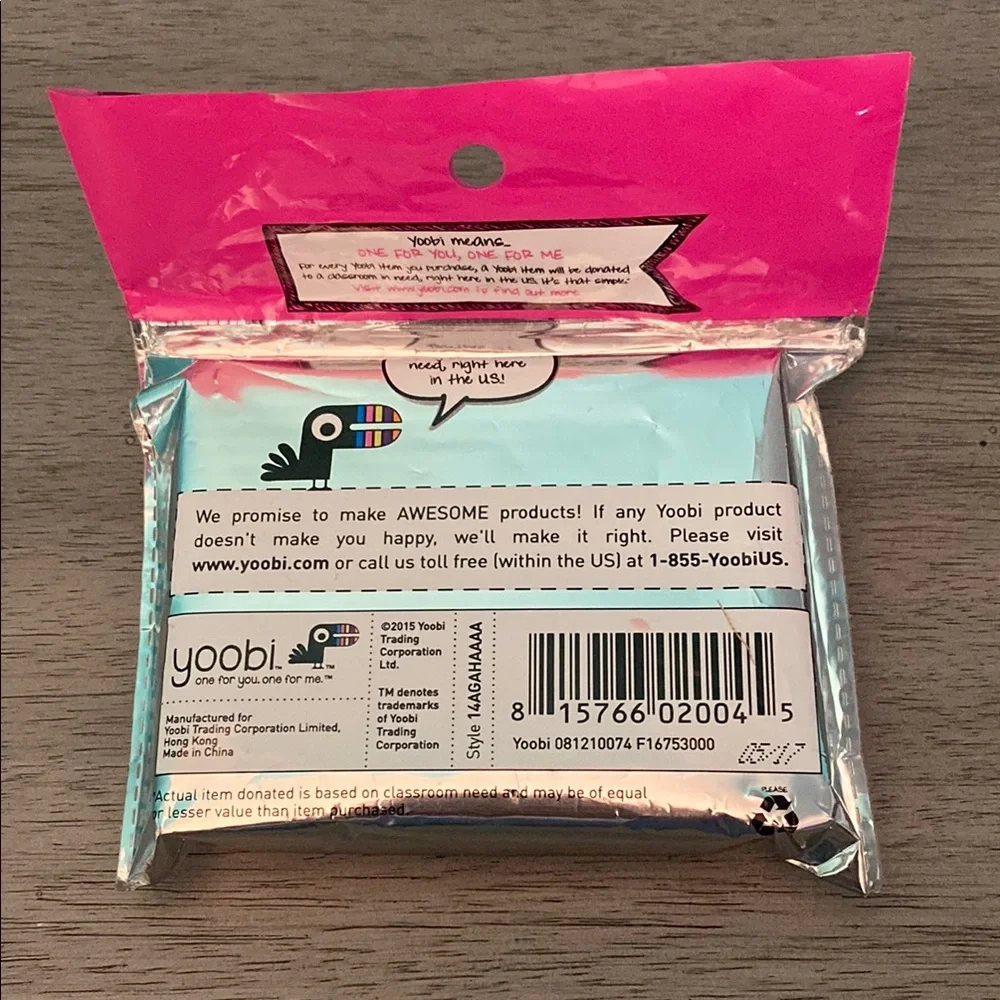 Yoobi Heart Push Pins - Pink - Picture 2 of 4